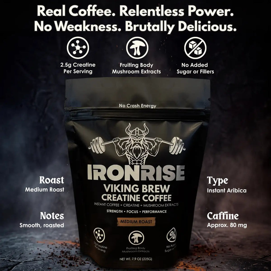 30 Servings of  Viking Brew Creatine Coffee